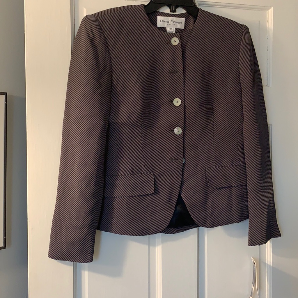 Rena Rowan 4p Viscose Blend Blazer. Nwt.